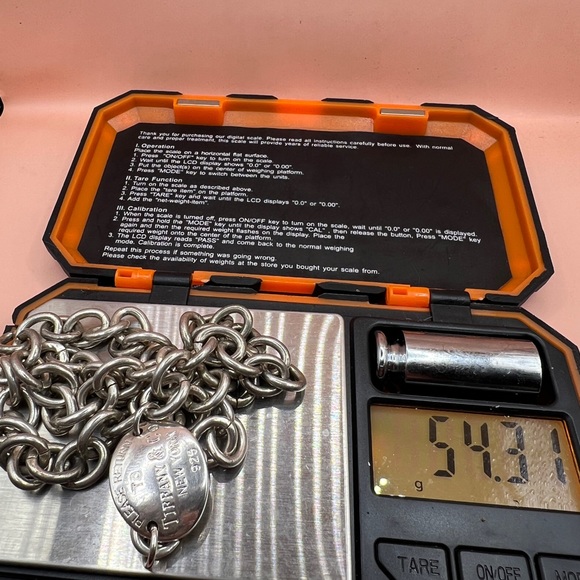 Authentic Tiffany & co. 925choker necklace. - Picture 5 of 6